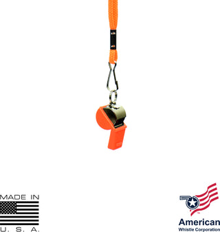 American Defender Personal Safety Whistle Orange Family Pack