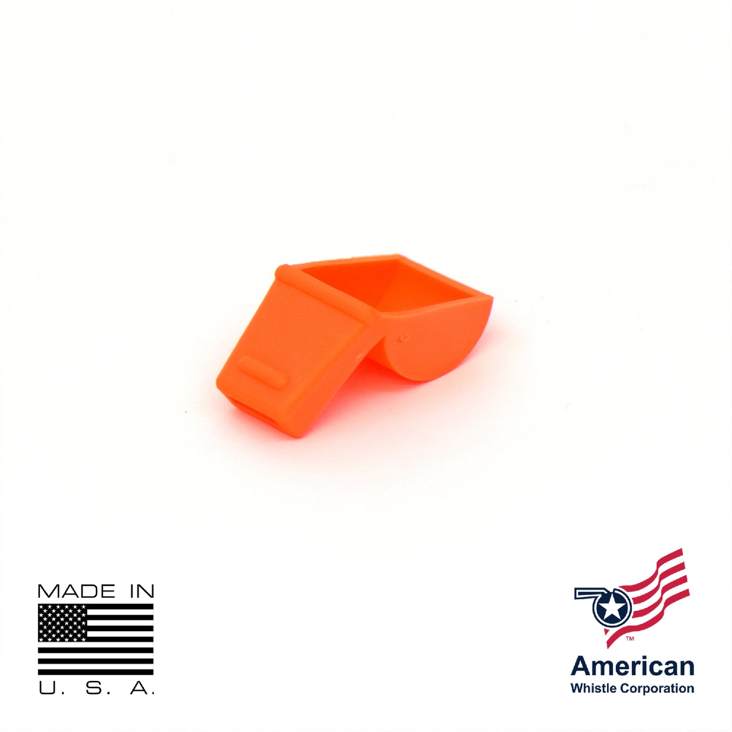 American Defender Personal Safety Whistle Orange Family Pack