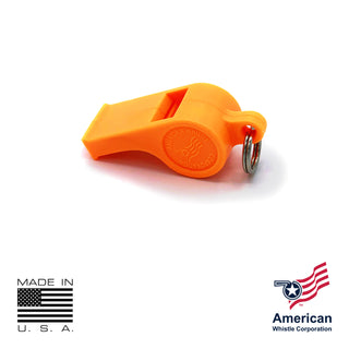 American Patriot Personal Safety Whistle & Lanyard 6 Pack