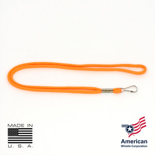 Personal Safety Whistle Orange Lanyard 8 Pack