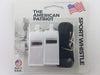 American Patriot Whistle w/ Lanyard 2-Pack - Loud Safety Set